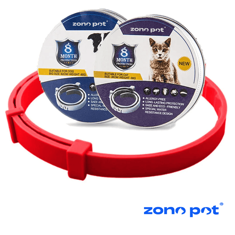 Colar Anti Pulgas [8 MESES DE PROTEÇÃO] ZonePet® - ZonePet