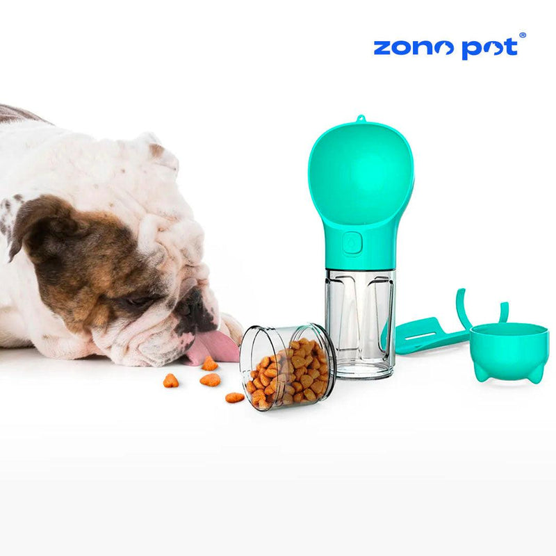 Garrafinha Portátil 4 em 1 ZonePet® - ZonePet